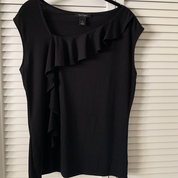 White House Black Market Tops - White House Black Market Ruffle Top